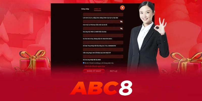 Đăng ký ABC8 | Nơi đăng ký an toàn cho người chơi thông minh